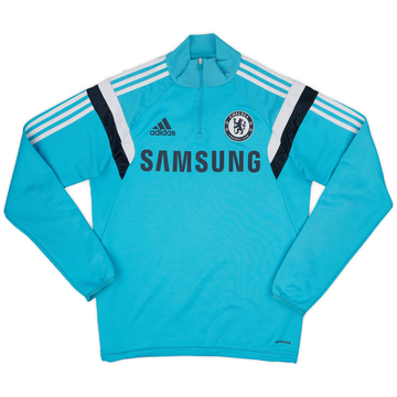 2014-15 Chelsea adidas Haut d'entraînement 1/4 zip - 8/10 - (S)