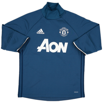 2017-18 Manchester United adidas Haut d'entraînement - 9/10 - (M)