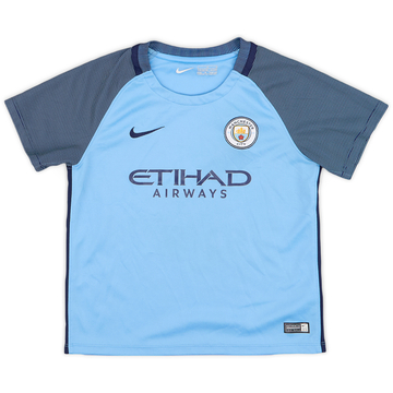 2016-17 Manchester City Maillot Domicile - 8/10 - (6-7 ans)