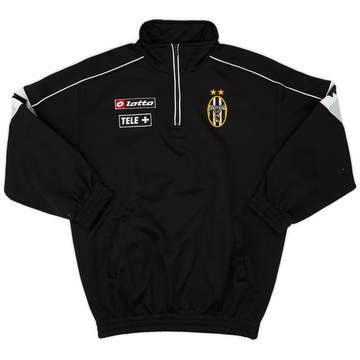 2000-01 Juventus Lotto Haut d'entraînement 1/4 zip - 9/10 - (XL.Boys)
