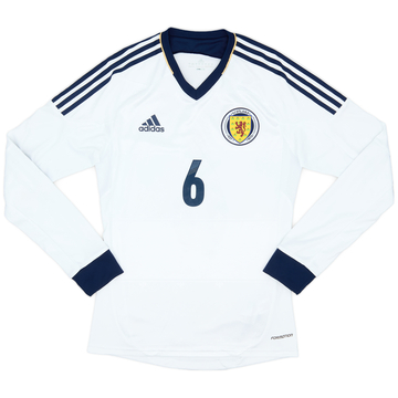 2012-14 Scotland Maillot Authentique Extérieur ML #6 - 9/10 - (S)