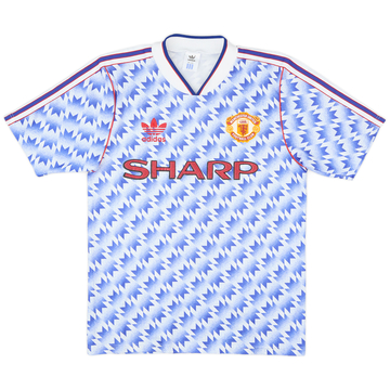 1990-92 Manchester United Maillot Extérieur - 8/10 - (S)
