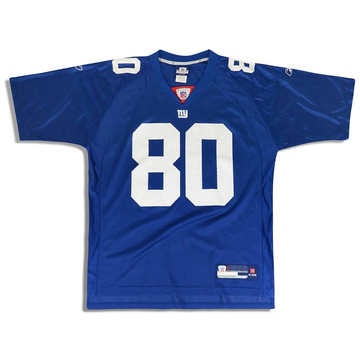 2007 New York Giants Shockey #80 Reebok On Field Maillot (Domicile) XXL