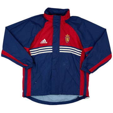 1998-99 Real Zaragoza adidas Veste de pluie à capuche - 5/10 - (S)