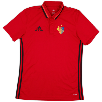 2014-15 FC Basel adidas Polo - 9/10 - (M)
