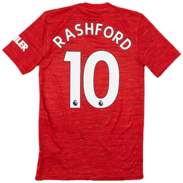 2020-21 Manchester United Maillot Domicile Rashford #10 - 9/10 - (XS)