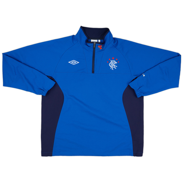 2010-11 Rangers Umbro Haut d'entraînement 1/4 Zip - 8/10 - (XL)
