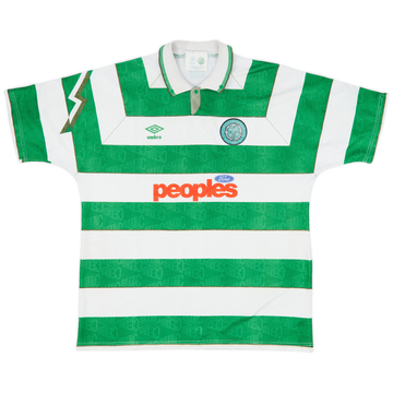 1991-92 Celtic Maillot Domicile - 8/10 - (XXL)