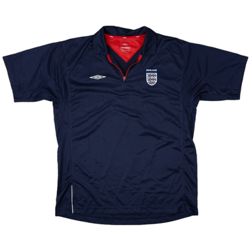 2006-07 England Umbro Maillot d'entraînement 1/4 zip - 7/10 - (L)