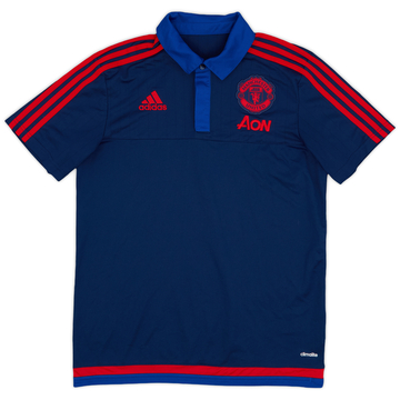 2015-16 Manchester United adidas Polo - 9/10 - (M)