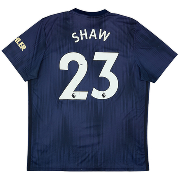 2018-19 Manchester United Maillot Third Shaw #23 - 5/10 - (XL)