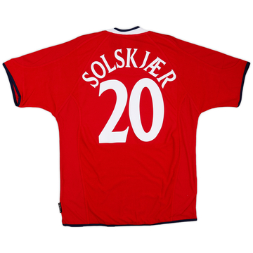 2000-02 Norway Maillot Domicile Solskjaer #20 (L)