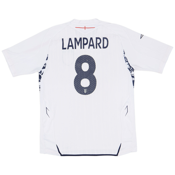 Maillot domicile England 2007-09 Lampard #8 - 6/10 - (L)