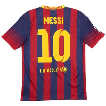 2013-14 Barcelona Maillot Domicile Messi #10 - 5/10 - (S)