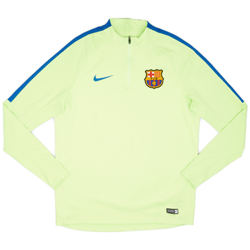 2017-18 Barcelona Nike Haut d'entraînement 1/4 zip - 9/10 - (L)