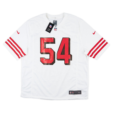2018-23 San Francisco 49ers Warner #54 Maillot de match Nike (Extérieur) XXL - Avec étiquettes