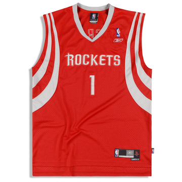 2004-06 Houston Rockets McGrady #1 Maillot Swingman Reebok (Extérieur) Y