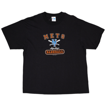 2002 New York Mets Majestic T-shirt graphique - 8/10 - (XL)