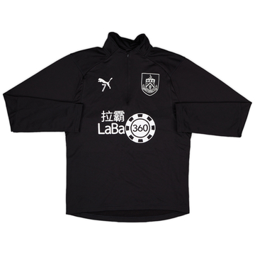 2018-19 Burnley version joueur Puma 1/4 Zip haut d'entraînement #7 - 9/10 - (S)
