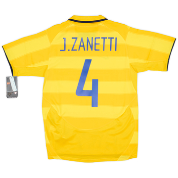 2003-04 Inter Milan Maillot extérieur J.Zanetti #4 (S)
