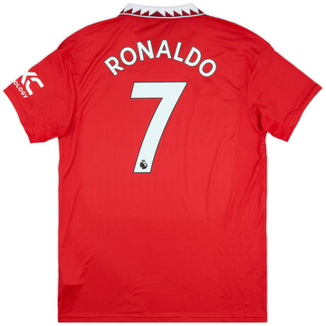 2022-23 Manchester United Maillot Domicile Ronaldo #7 - 8/10 - (S)