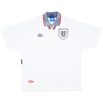 1993-95 England Maillot Domicile - 8/10 - (XL)