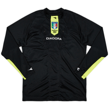 2009-10 Italy Diadora Maillot arbitre manches longues - 8/10 - (M/L)
