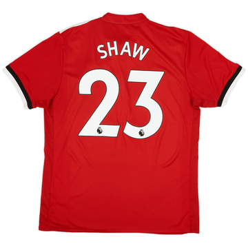 2017-18 Manchester United Maillot domicile Shaw #23 - 6/10 - (L)