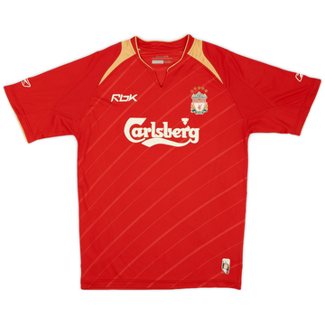 2005-06 Liverpool CL Maillot domicile - 5/10 - (S)
