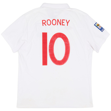 2009-10 England Maillot Domicile Rooney #10 - 6/10 - (L)