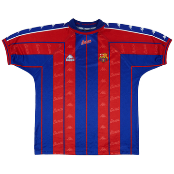 1997-98 Barcelona Maillot Domicile - 8/10 - (XL)