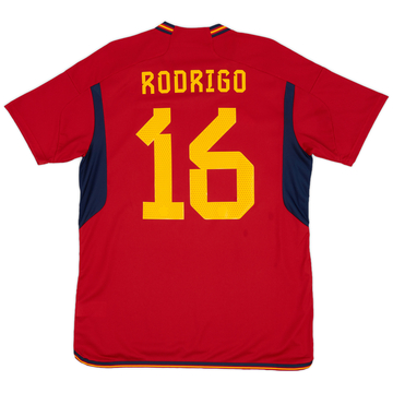 2022-23 Espagne Maillot domicile Rodri #16