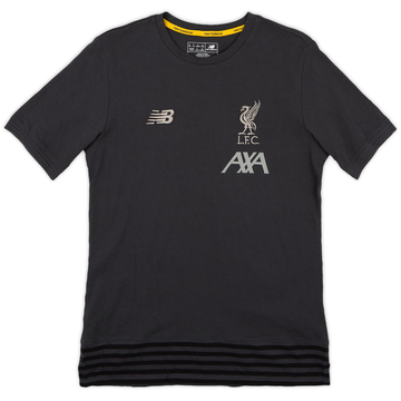 2018-19 Liverpool New Balance T-shirt coton - 8/10 - (S)