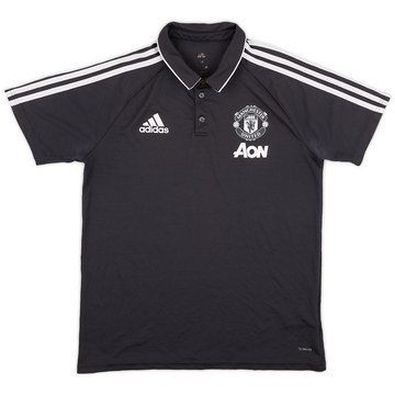 2017-18 Manchester United adidas Polo - 6/10 - (M)