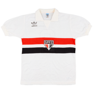 1987 Sao Paulo Maillot Domicile Porté en Match #3