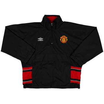 1999-00 Manchester United Umbro Haut d'entraînement 1/4 Zip - 10/10 - (S)