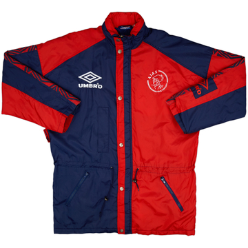 1996-97 Ajax Umbro Manteau de banc matelassé - 9/10 - (XL)