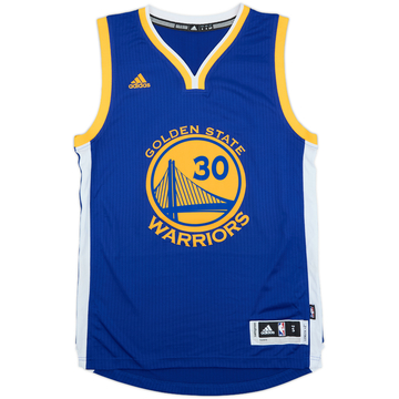 2014-17 Golden State Warriors Curry #30 adidas Swingman Maillot extérieur (S)