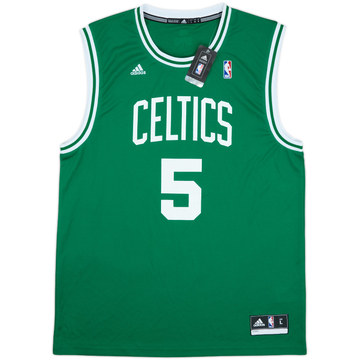 2010-13 Boston Celtics Garnett #5 adidas Maillot extérieur (L)