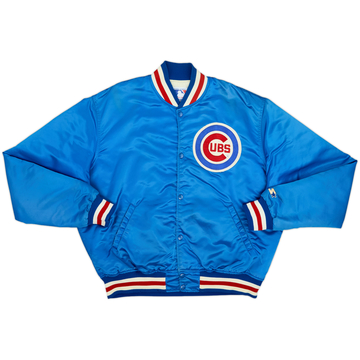 1980s Chicago Cubs Starter Blouson universitaire en satin - 5/10 - (XL)
