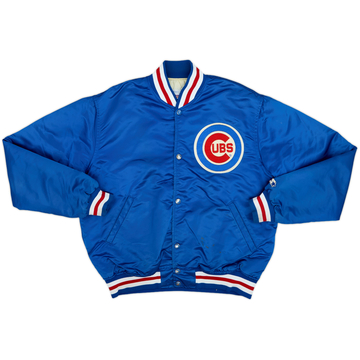 Blouson universitaire en satin Starter Chicago Cubs 1980s - 5/10 - (L)