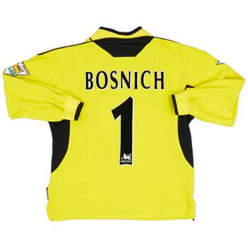 1999-00 Manchester United Maillot GK Bosnich #1 - 8/10 - (M.Boys)
