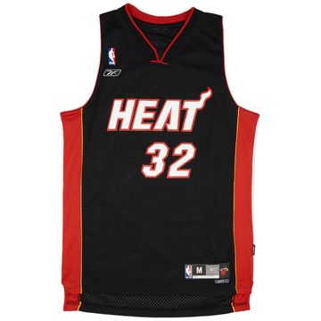 2004-06 Miami Heat O'Neal #32 Reebok Maillot Swingman Extérieur (Très bon état) M