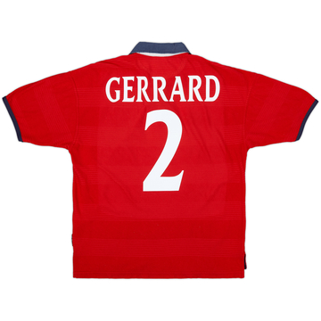 1999-01 England Away Shirt Gerrard #2
