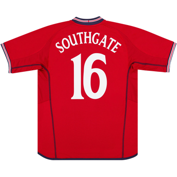 2002-04 England Maillot extérieur Southgate #16 - 8/10
