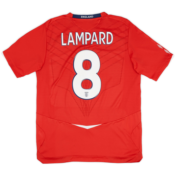 2008-10 England Away Shirt Lampard #8