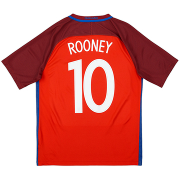 2016-17 England Away Shirt Rooney #10