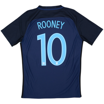 2017 England Maillot extérieur authentique Rooney #10 - 6/10 - (M)