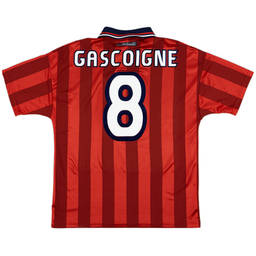1997-99 England Away Shirt Gascoigne #8