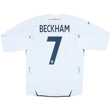 2007-09 Angleterre Domicile Maillot ML Beckham #7